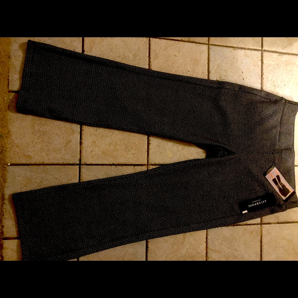 Knit pull-on kickflare pant by Liverpool LA